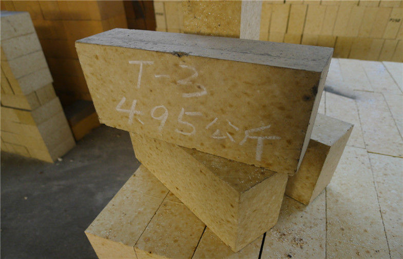 Wear Resistance High Alumina Brick , Insulating Fire Brick For Steel Plant / Steel Ladle